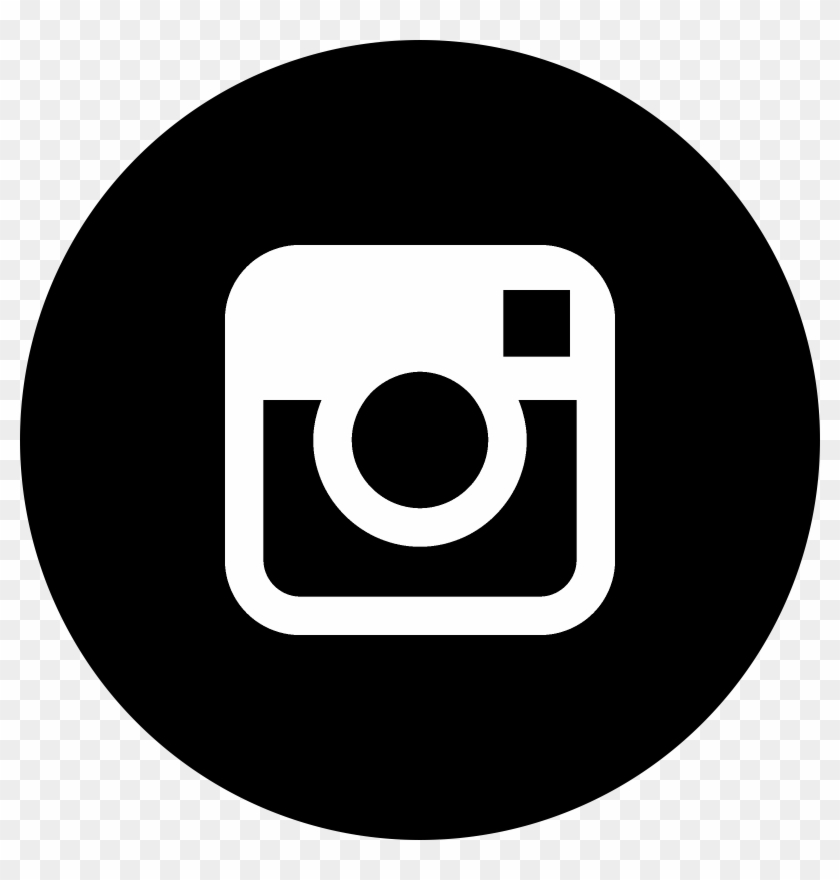 Instagram Circle Logo Black And Ahite Circle Transparent