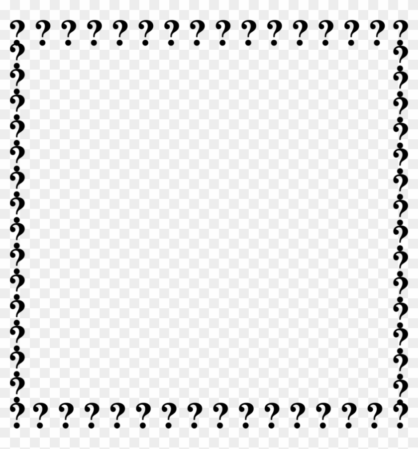Download Question Mark Border Clipart Question Mark - Question Mark Border  Clipart, HD Png Download - 900x925(#24328) - PngFind