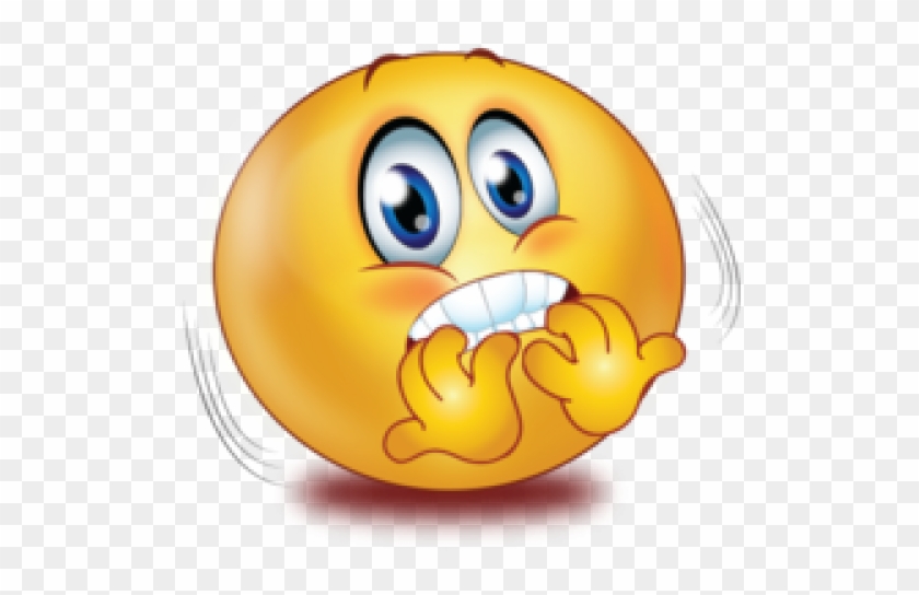 Fearful face emoji clipart. Free download transparent .PNG