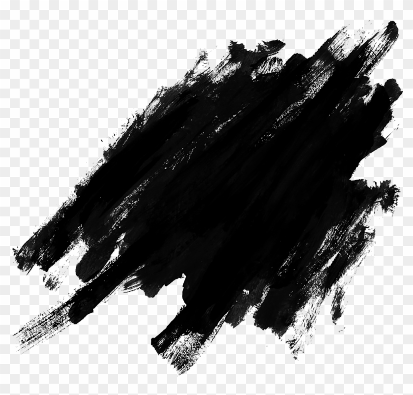 Free: Black Paint Stroke Png - Black Brush Strokes Png Free PNG