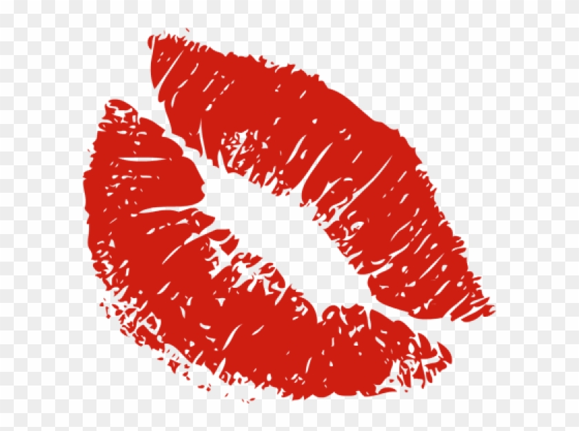Kiss Png Free Download Red Lips Mark Transparent Png Download 600x546 29593 Pngfind