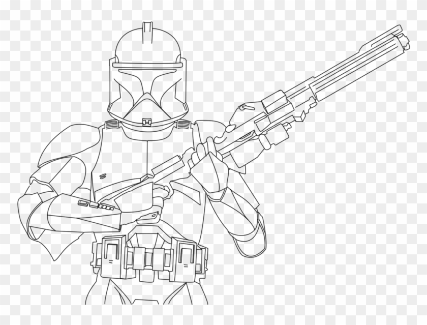 detailed star wars clone trooper coloring pages