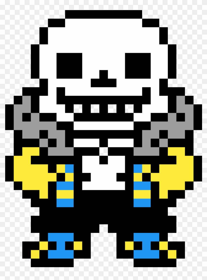 Outertale Sans Sprite - Outertale Sans Pixel Art, HD Png Download -  852x1111(#202258) - PngFind