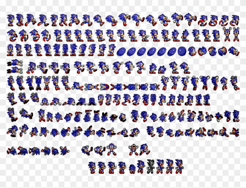 Metal Sonic Png - Sonic 3 Metal Sonic Sprites, Transparent Png