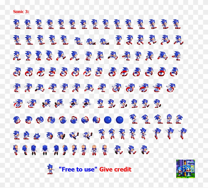 Sonic Sprite png images