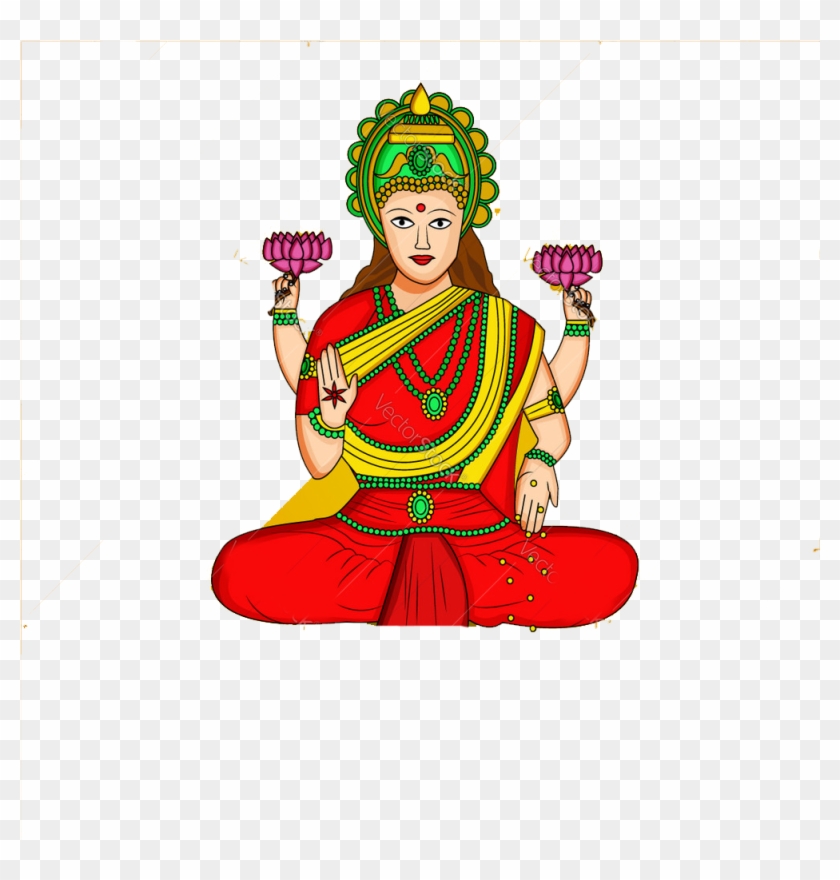 Maha Lakshmi Puja Png Image Download - Cartoon Pics Of Laxmi And Ganesh,  Transparent Png - 1000x1080(#207804) - PngFind