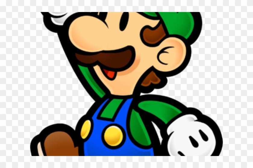 Super Mario Clipart Jumping Super Paper Mario Luigi Hd Png Download