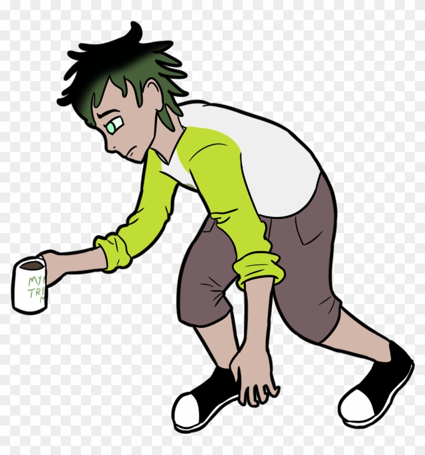 Tired Man - Cartoon, HD Png Download - 1045x1154(#2005229) - PngFind