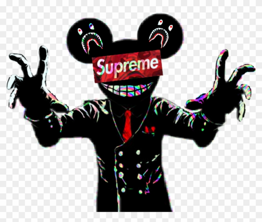 Supreme bape logo top