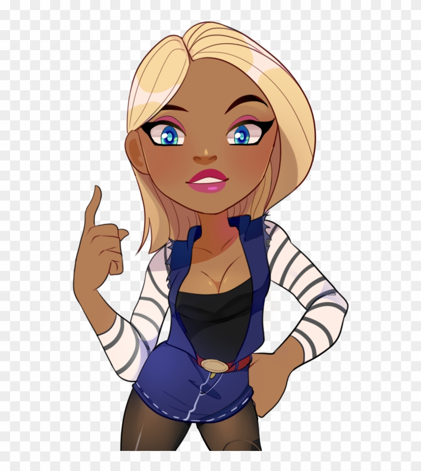 File 2688128981 Original - Chibi Android 18, HD Png Download - 737x858 ...