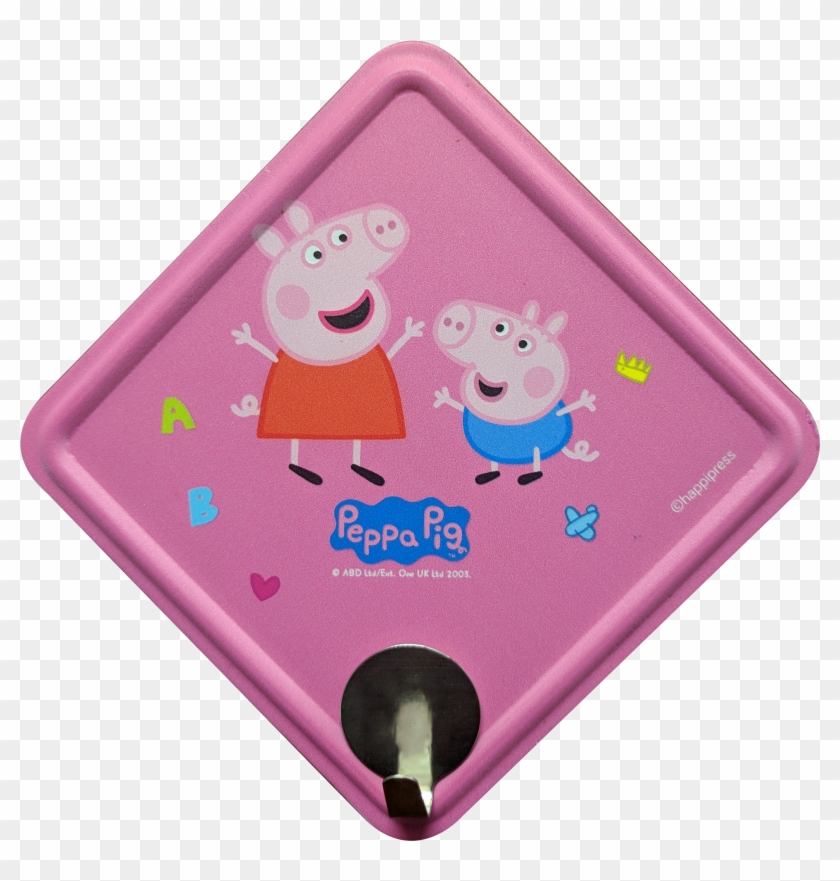 Bubblegum Pink Peppa And George Wall Hook - Cartoon, HD Png Download - 2067x2070(#2015338) - PngFind Bubblegum Pink Peppa And George Wall Hook - Cartoon, HD Png Download - 2067x2070(#2015338) - PngFind