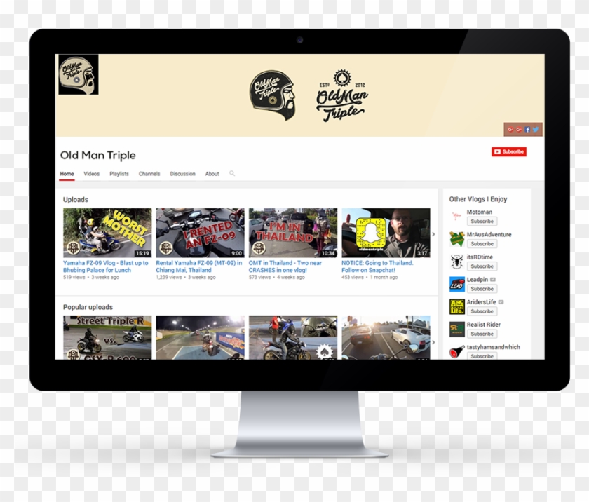 Creative Youtube Channel Design, HD Png Download - 887x714(#2019700 ...