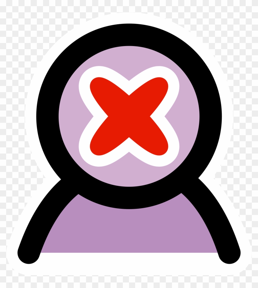 This Free Icons Png Design Of Primary Delete User - Emblem, Transparent ...