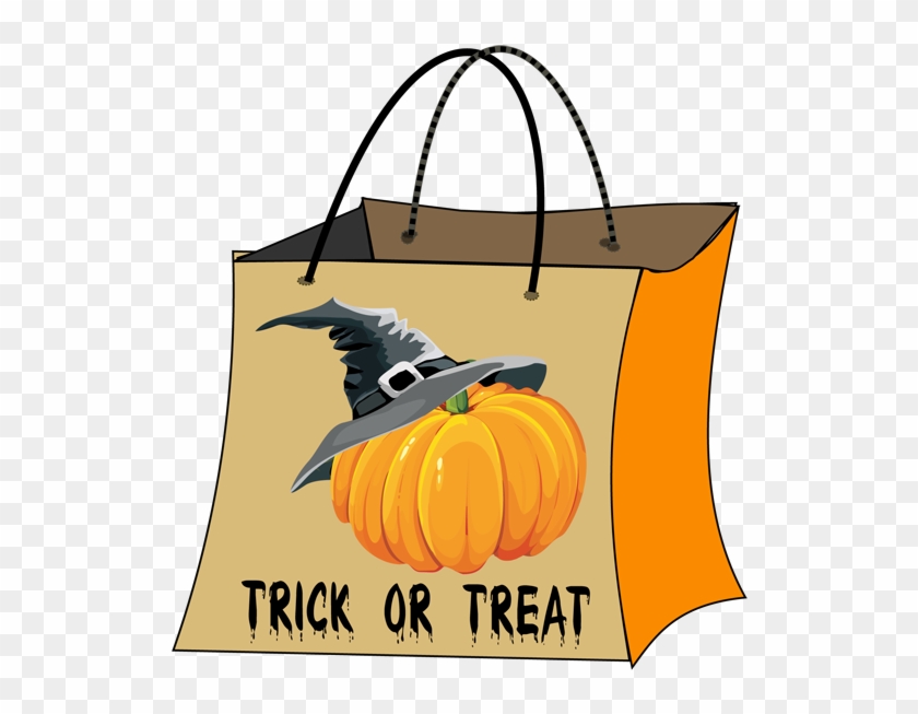 Download Halloween Bag Clip Art - Trick Or Treat Bag Clipart, HD ...
