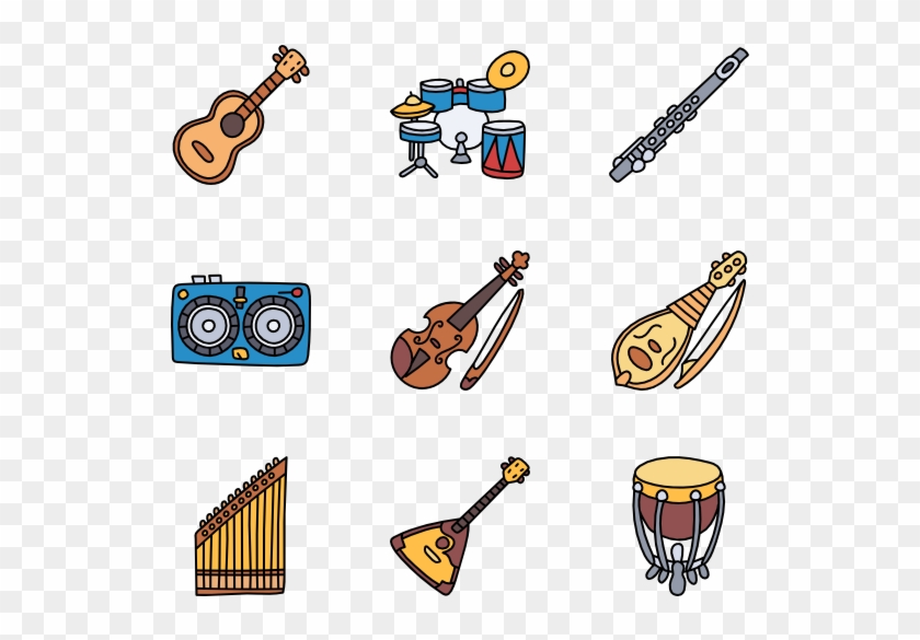 Music Instruments - Cartoon Instruments Png, Transparent Png -  600x564(#2031780) - PngFind