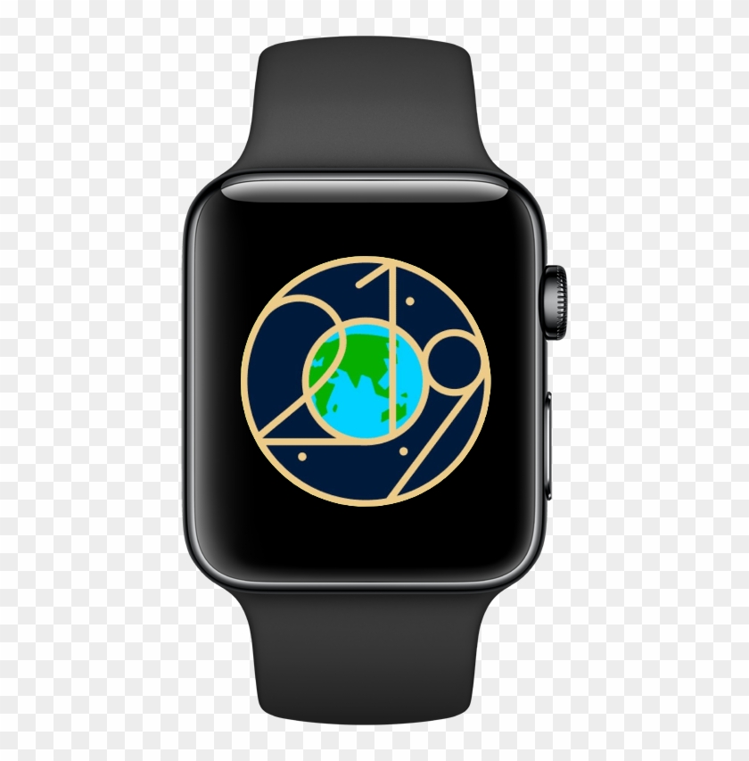2019 Earth Day - Apple Watch S4 Gps Cellular Stainless Steel Black  Milanese, HD Png Download - 434x773(#2040087) - PngFind