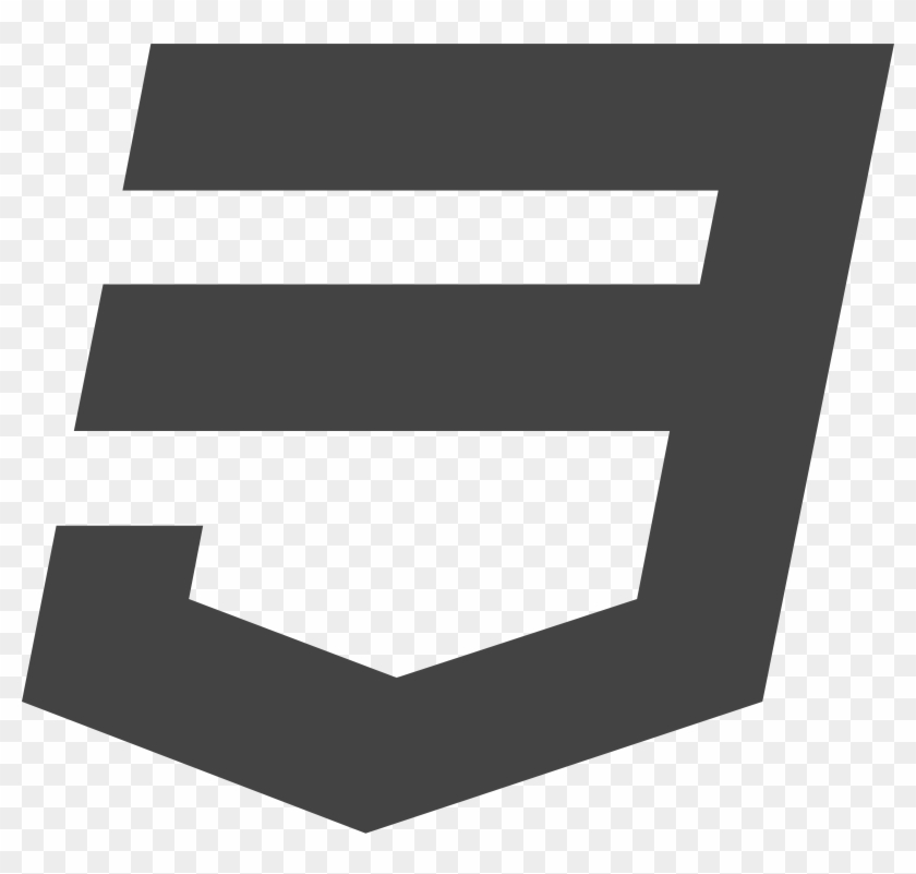 Css 3 Logo Png Transparent - Css Logo Black And White, Png Download ...