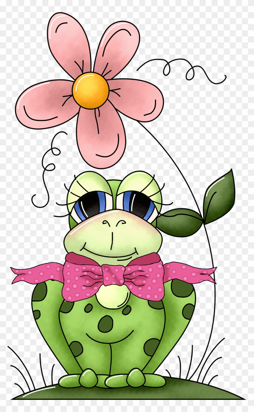 ensayo trabajo duro Heredero Animales Para Pintar, Pintura En Tela, - Frog Under Flower Clipart, HD Png  Download - 791x1280(#2053291) - PngFind