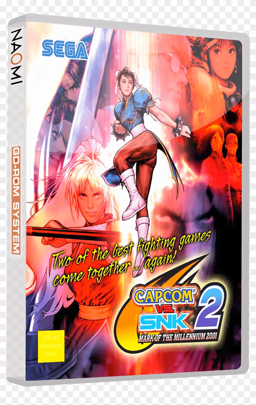 Sega Naomi 3d Boxes With Discs Gd Rom Set Capcom Vs Snk 2 Hd Png Download 850x1268 Pngfind