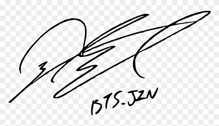  Signature  Of Bts  Jin  Jin  Signature  HD Png Download 