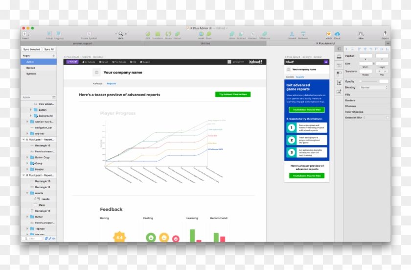 Kahoots Section With Wireframed Content Computer Icon Hd Png