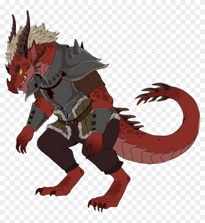 Dnd Red Dragonborn, HD Png Download - 902x914(#2060927) - PngFind