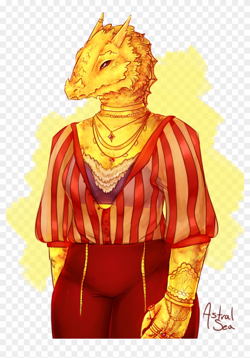 Dragonborn Biri Gold Female Dragonborn Hd Png Download 817x1200 2062111 Pngfind
