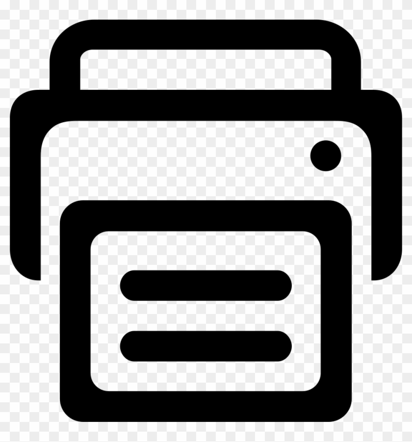Print Icon Png Transparent