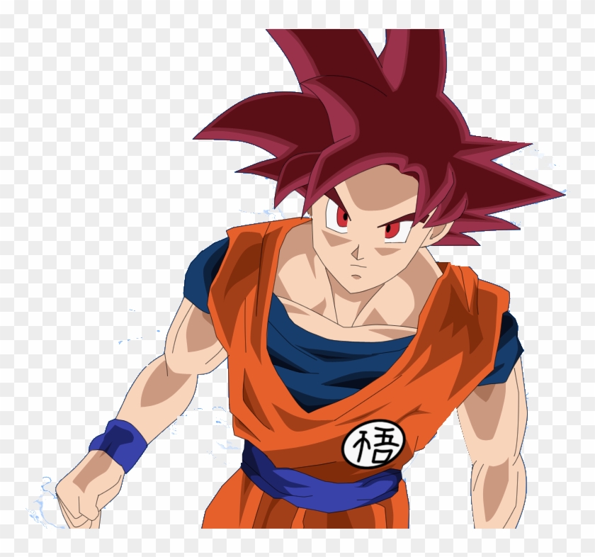 Goku Ssj Dios 5 By Vegettossjdios999 D77qzwc - Goku Ssj Dios Rojo Png,  Transparent Png - 1000x705(#2065770) - PngFind