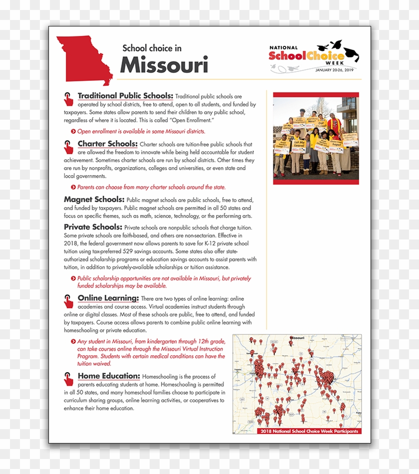 School Choice Options In Missouri National School Choice Week, HD Png