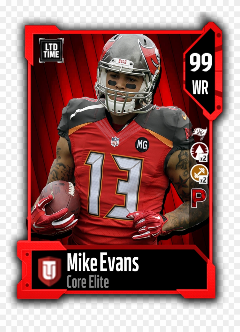 18 cards. Mike Evans PNG.