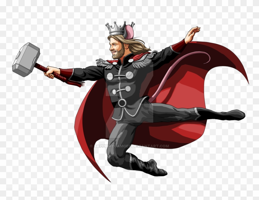 Avengers Nutcracker Series - Thor Cartoon Avengers Drawing, HD Png Download  - 800x571(#2078391) - PngFind