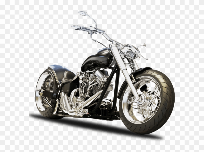 Frontview Motorcycle Chopper, HD Png Download - 600x564(#2094632) - PngFind