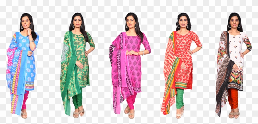 cotton dress png Sameera 5 Cotton Unstitched Dress Material - Cotton Dress Materials Png,  Transparent Png - 2500x658(#2095816)