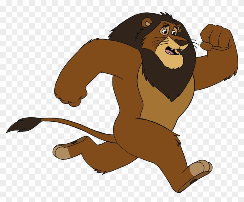 Angry Lion Clipart - Animated Images Of Running, HD Png Download -  906x688(#2099006) - PngFind