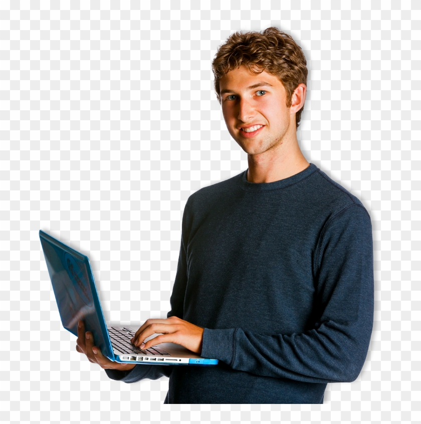 Student With Laptop - College Student Transparent Background, HD Png  Download - 685x766(#212703) - PngFind