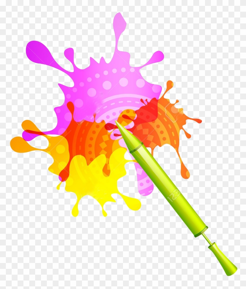 Holi Color Png Picture Holi Pichkari Png Transparent Png 1024x1024