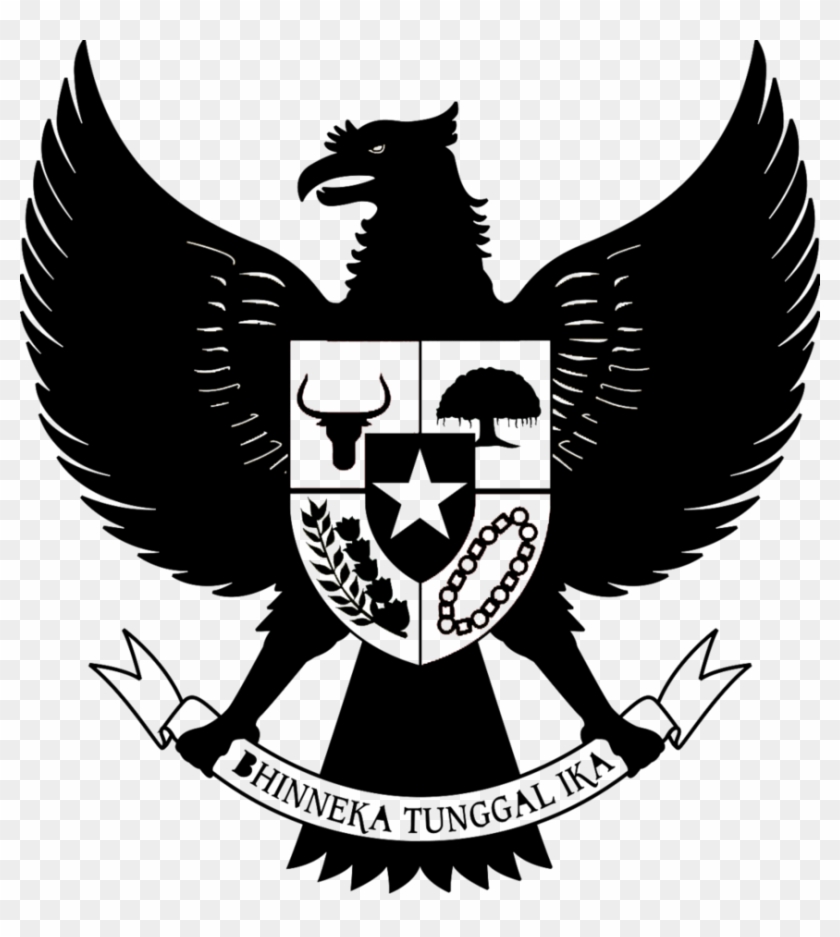 Garuda Pancasila Vector Png - Garuda Pancasila Hitam ...