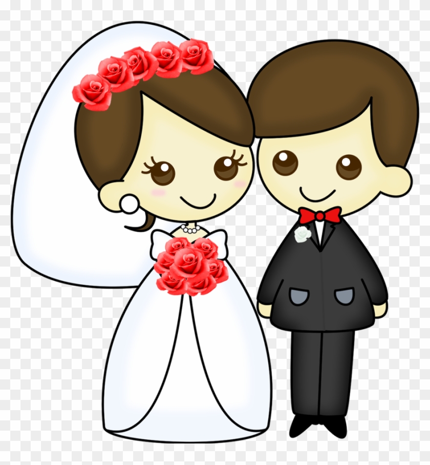Banner Dibujos Digi Stamps Wedding Novios Boda K - Dibujos De Boda, HD Png  Download - 900x929(#214486) - PngFind