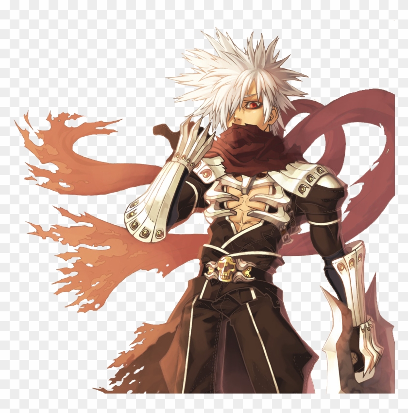 anime demon guy white hair