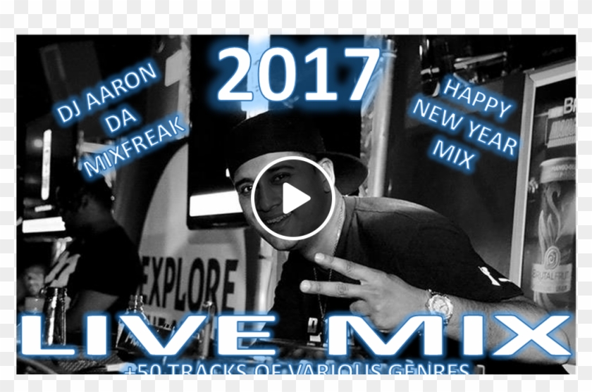 Strålende Trampe Flyve drage Dj Aaron Da Mixfreak Happy New Year 2017 Mix - Poster, HD Png Download -  1200x628(#219561) - PngFind