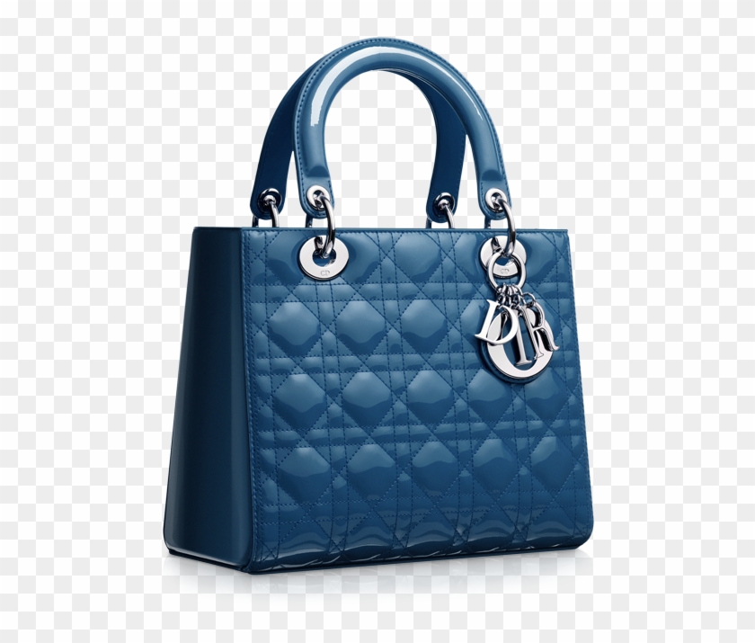 blue designer bag