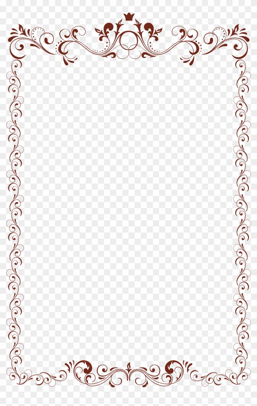 Clip Art Vintage Border With Transparent Background - Frames Png For  Photoshop, Png Download - 2362x3543(#2133810) - PngFind