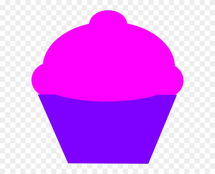Pink And Curple Cupcake Svg Clip Arts 594 X 601 Px, HD Png Download