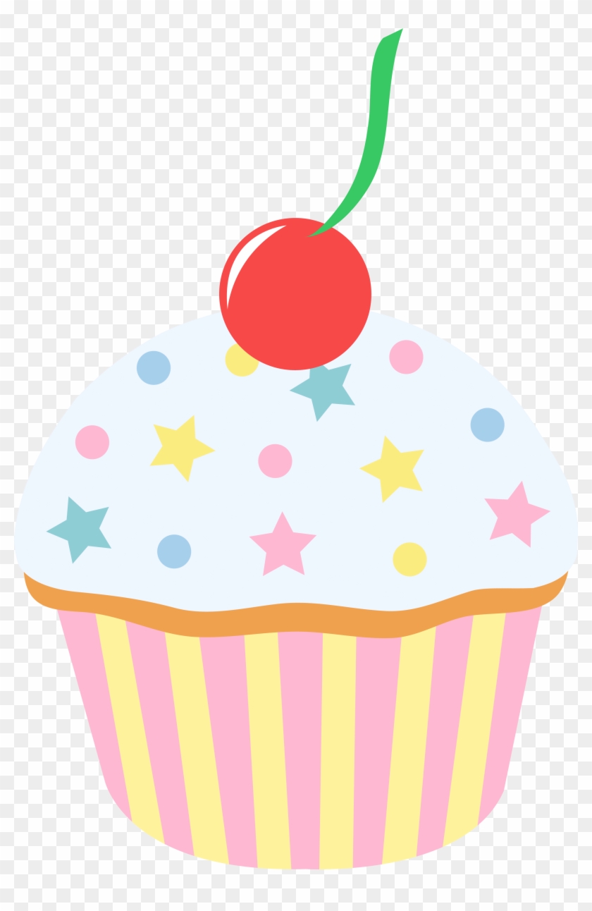 Cupcake Clipart Food - Cartoon Cupcake, HD Png Download -  3053x4765(#2135692) - PngFind