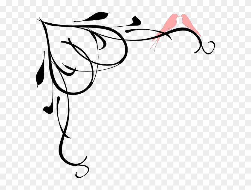 Download Pink Love Birds Svg Downloads Clip Art Fancy Borders Hd Png Download 600x555 2140378 Pngfind
