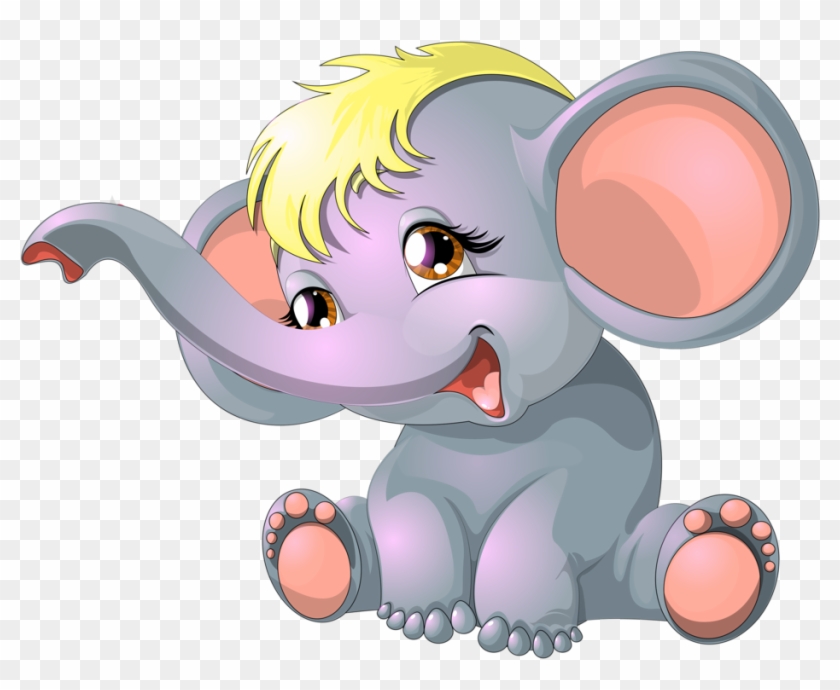 Фотки Cartoon Baby Animals, Elephant Art, Baby Elephant - Guten Morgen  Lustig Faschi G, HD Png Download - 1024x865(#2140894) - PngFind