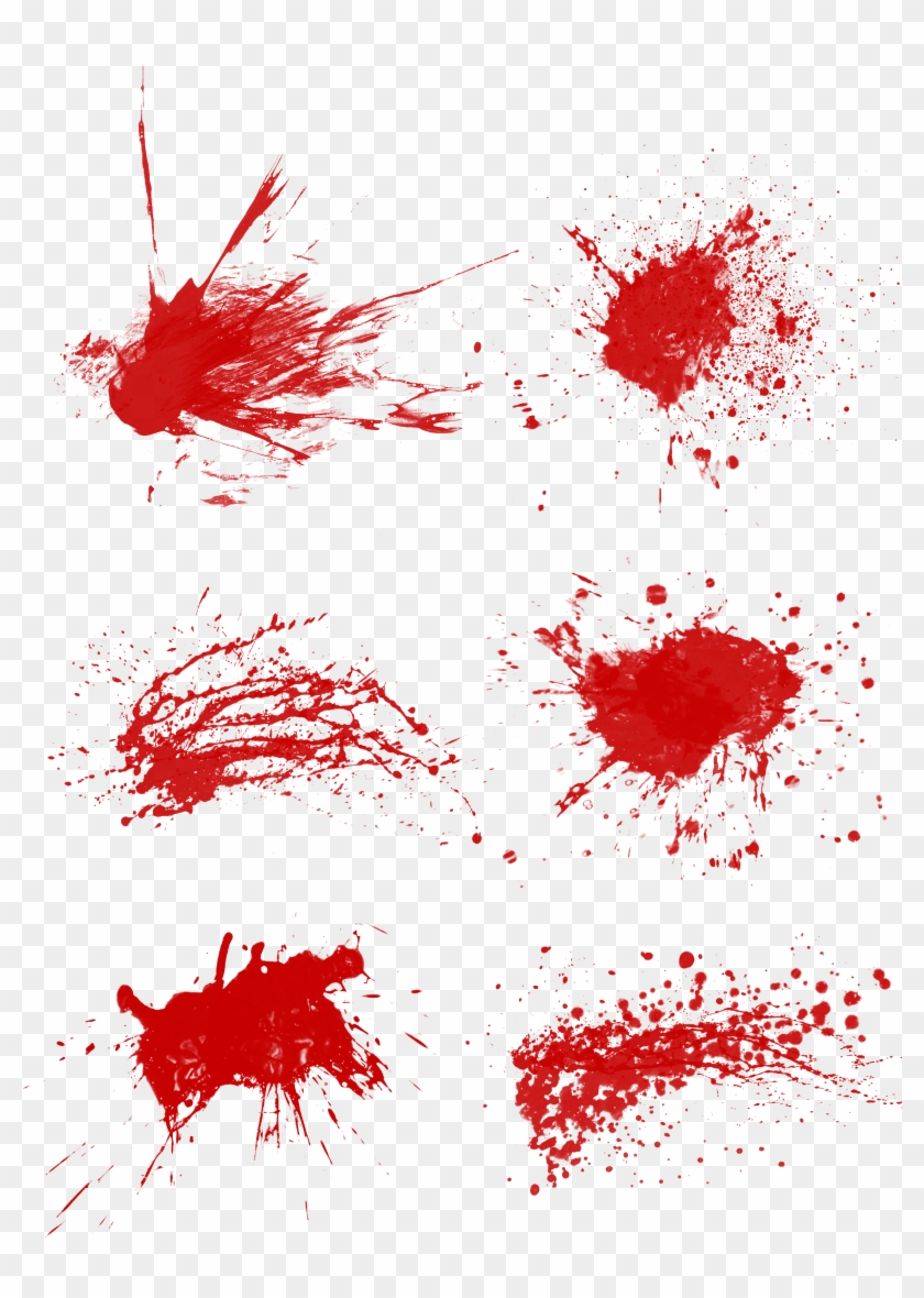 Blood Splashing PNG Transparent Images Free Download, Vector Files