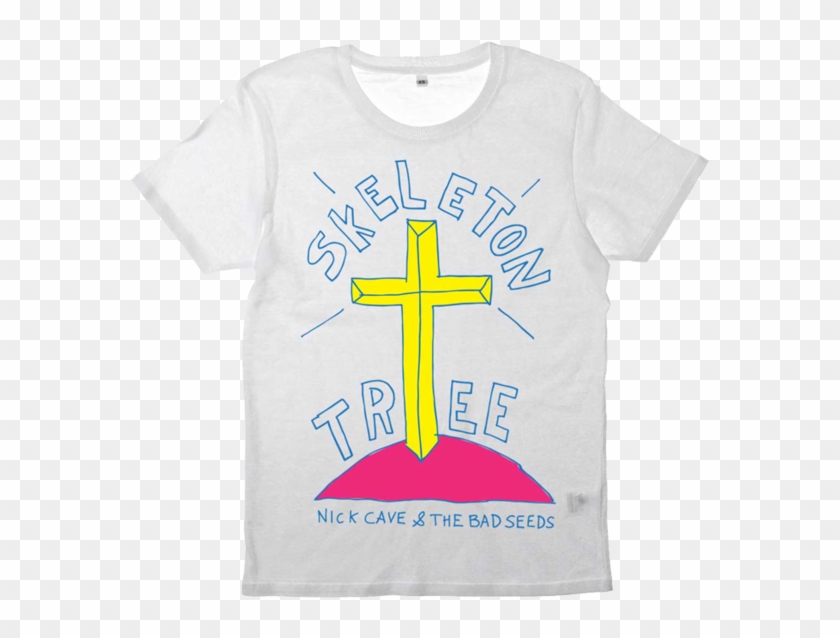 Skeleton Tree White T shirt Nick Cave Skeleton Tree T Shirt HD Png 
