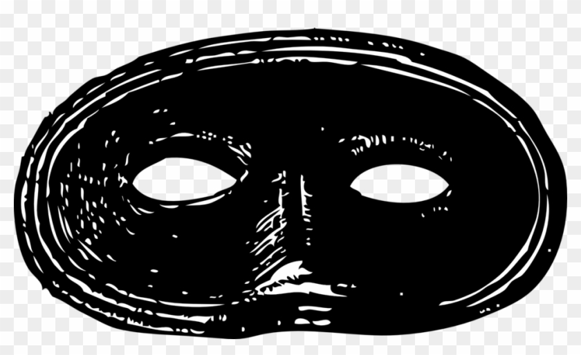 Black Mask - Mask Clip Art, HD Png Download - 958x541(#2146570) - PngFind